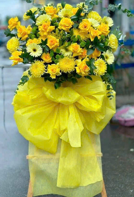 [Top1] Lẵng hoa chúc mừng Thành Công