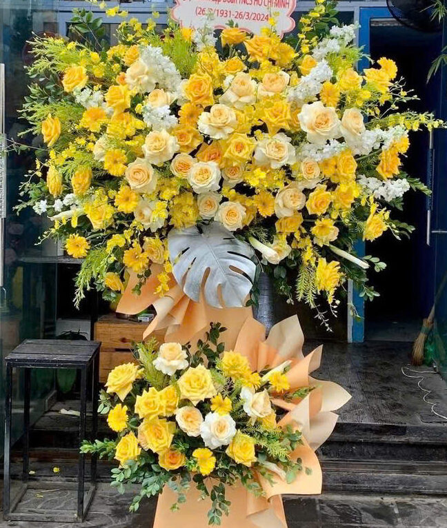 [Top1] Lẵng hoa chúc mừng Đại Cát