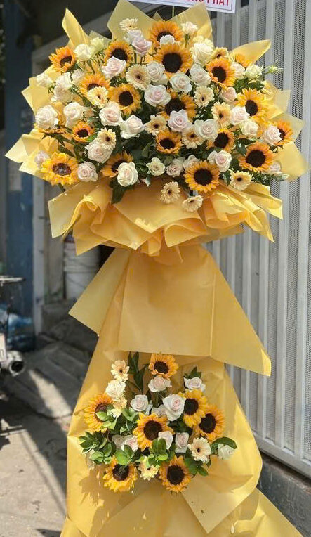 [Top1] Lẵng hoa chúc mừng May Mắn