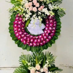 [TOP 1] Hoa viếng kệ 2 tầng doanh nghiệp