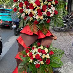 Kệ Hoa Khai Trương 2 Tầng Đường Cây Trâm – Giao Nhanh, Freeship Gò Vấp