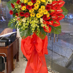 Kệ Hoa Khai Trương 1 Tầng Quận 7 – Freeship – Giao Trong Ngày