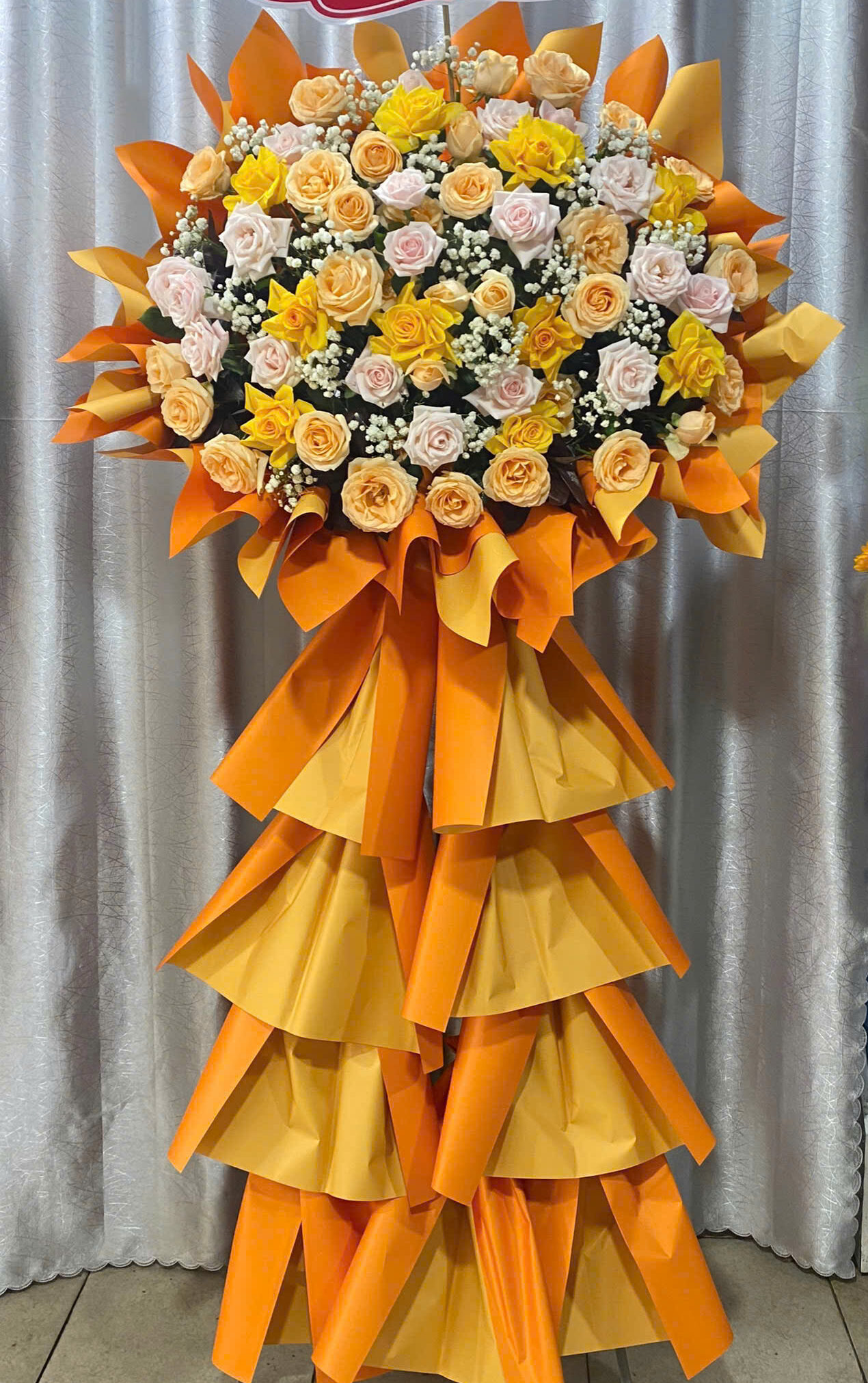 Kệ Hoa Khai Trương 1 Tầng Đường Xô Viết Nghệ Tĩnh Bình Thạnh