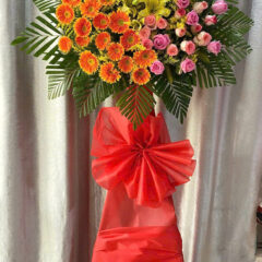 Kệ Hoa Khai Trương 1 Tầng Đường Điện Biên Phủ Bình Thạnh – Giao Nhanh 60 Phút