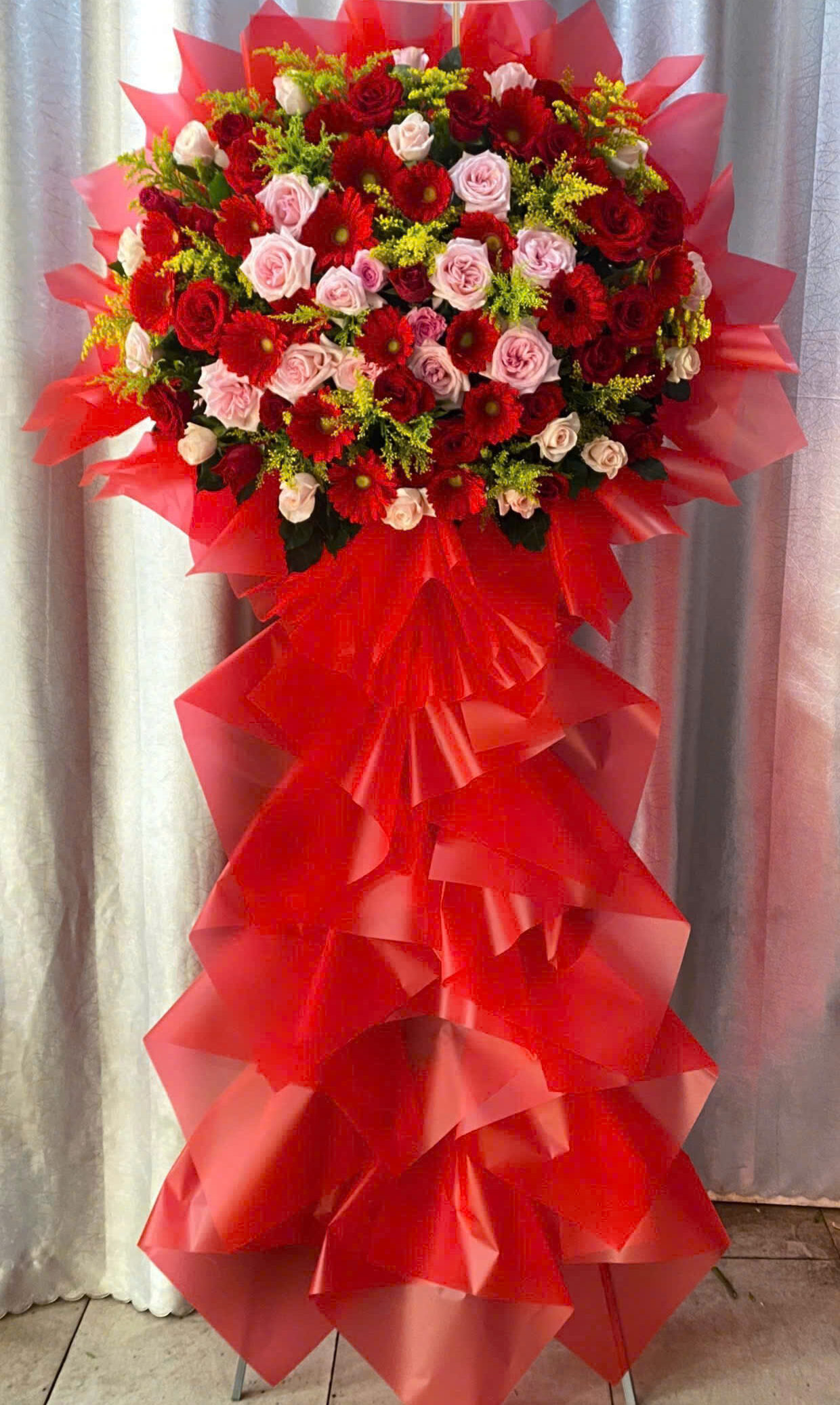 Kệ Hoa Khai Trương 1 Tầng Đường Huỳnh Văn Bánh Phú Nhuận