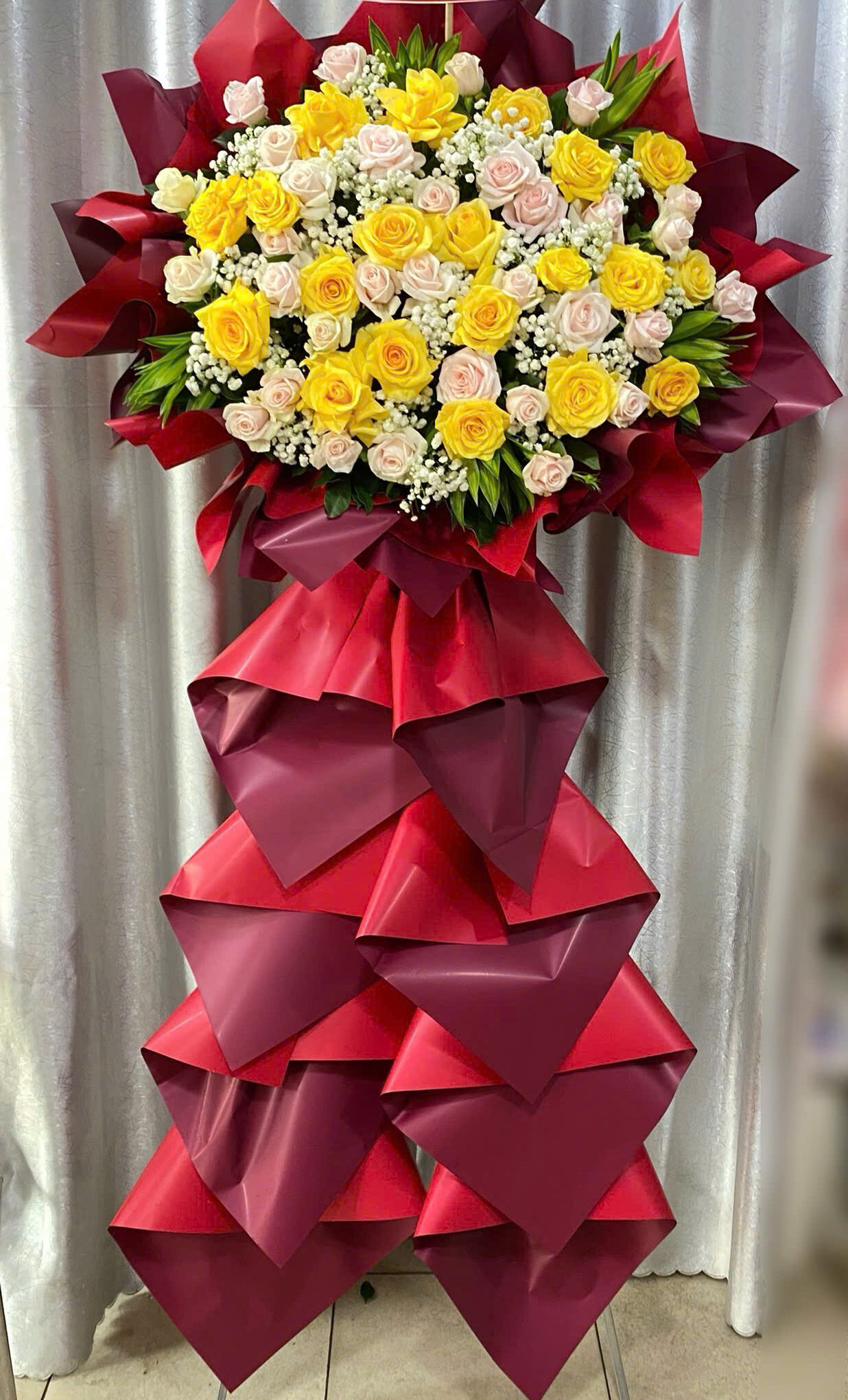 Kệ Hoa Khai Trương 1 Tầng Đường Lê Văn Sỹ Phú Nhuận