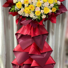 Kệ Hoa Khai Trương 1 Tầng Đường Đinh Bộ Lĩnh Bình Thạnh